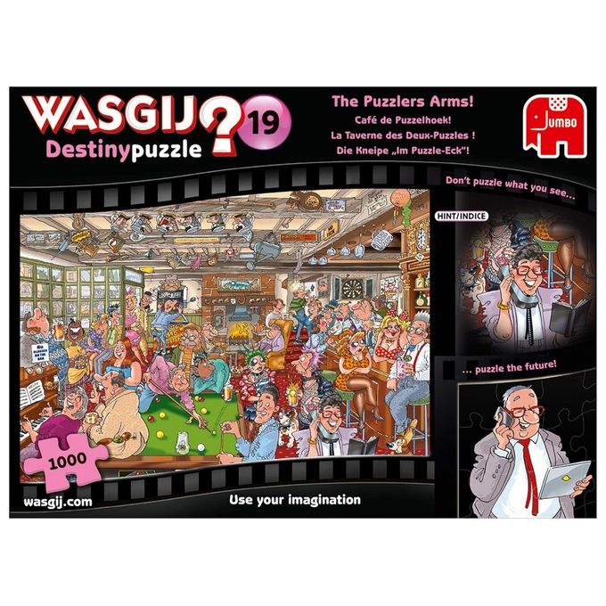 Image of Jumbo Wasgij Destiny 19 I Parrucchieri 1000 Pezzi Puzzle