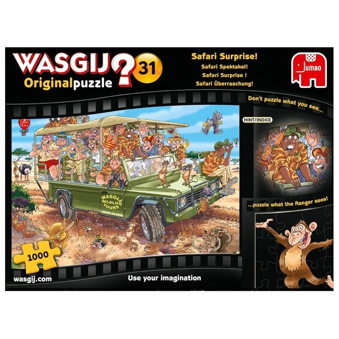 Jumbo Wasgij Original 31 Safari Surprise 1000 Pezzi Puzzle