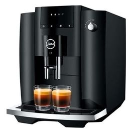 E4 Piano Black - Macchina da caffè automatica, 1,9 L, 15 bar, 1450 W, 5 specialità, macinacaffè Professional Aroma Grinder, display a simboli, Nero