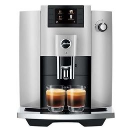 E6 Platinum - Macchina da caffè automatica, 1,9 L, 15 bar, 1450 W, 11 specialità, macinacaffè Professional Aroma Grinder, display TFT 2,8'', sistema Easy Cappuccino, Platino