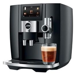 J8 Piano Black - Macchina da caffè automatica, 1,9 L, 15 bar, 1450 W, 31 specialità, macinacaffè P.A.G.2+, Sweet Foam, display touch da 4,3'', Nero