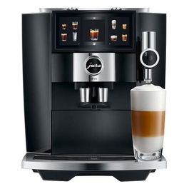J8 Twin Diamond Black - Macchina da caffè automatica, 1,9 L, 15 bar, 1450 W, 31 specialità, doppio macinacaffè P.A.G.3+, Sweet Foam, display touch da 4,3'', Nero
