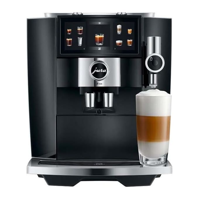 Jura J8 Twin Diamond Black Macchina da Caffe' Automatica 31 Preparazioni