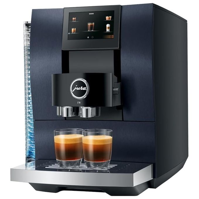 Image of JURA Z10 Aluminium Midnight Blue - Macchina da caffe' automatica, 2,4 L, 15 bar, 1450 W, 32 specialita', macinacaffe' P.R.G., Cold Extraction Process, display touch da 4,3'', Midnight Blue