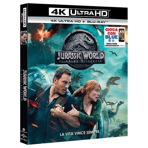 Jurassic World: Il Regno 4K UHD  Blu-Ray