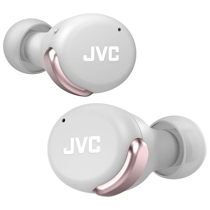 JVC HA-Z330T-P auricolari True Wireless Cancellazione attiva del rumore Bluetooth 5.2 modalita' a bassa latenza per il gioco Rosa