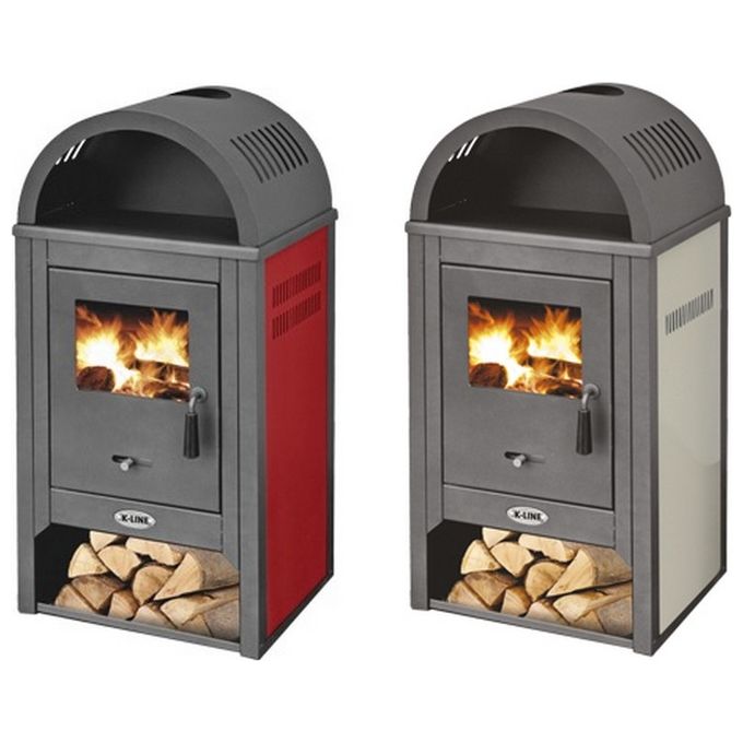 K-Line Stufa Kamin De Luxe Rosso