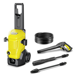 Kärcher K 4 WCM Idropulitrice Elettrica 1800W, 420 l/h, Nero Giallo