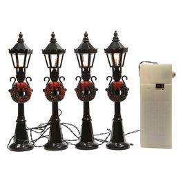 Kaemingk Decoro Set Lampioncini Decorativi Batteria