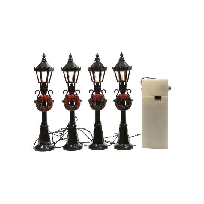 Kaemingk Decoro Set Lampioncini Decorativi Batteria