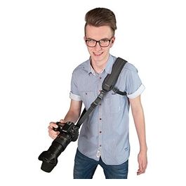Kaiser Sling Tracolla per Fotocamera in Tessuto Neoprene Nero