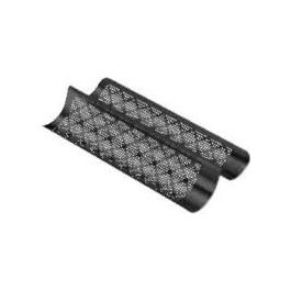 Stampo Baguette Forato 40.5cm Nero