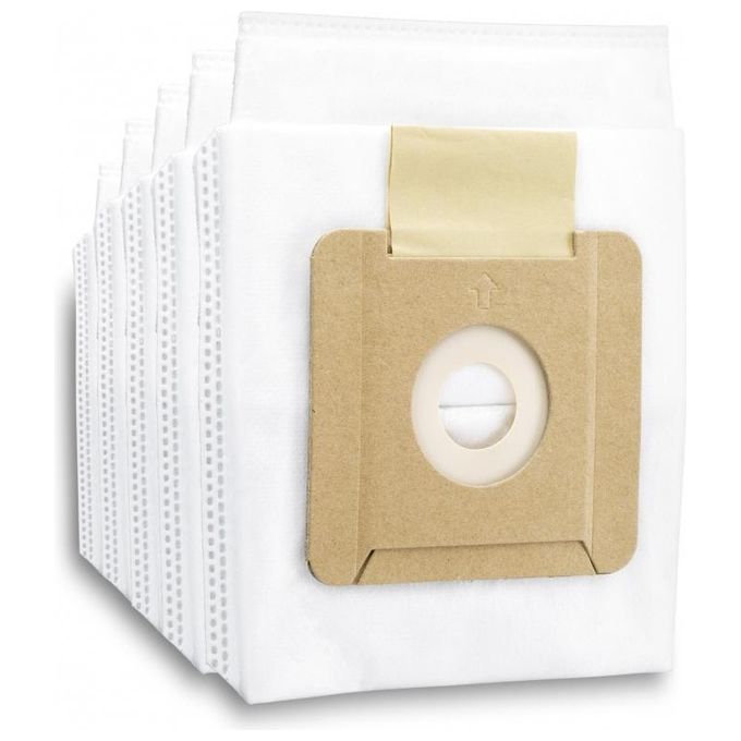 Kärcher 2.863-236.0 Sacchetti Filtro in Tessuto Non Tessuto per Aspirapolvere VC 2 5 pezzi colore Bianco