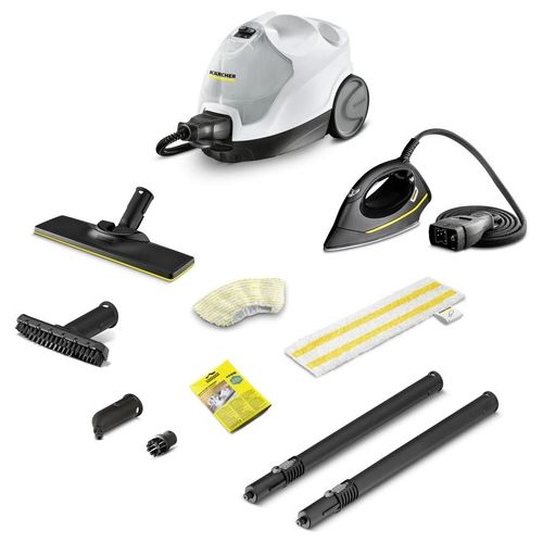 KÄRCHER 1.512-631.0 SC 4 EasyFix Iron Pulitore a Vapore Potenza 2.000 W Pressione 3,5 bar Area 100 m² con Ferro da Stiro colore Nero