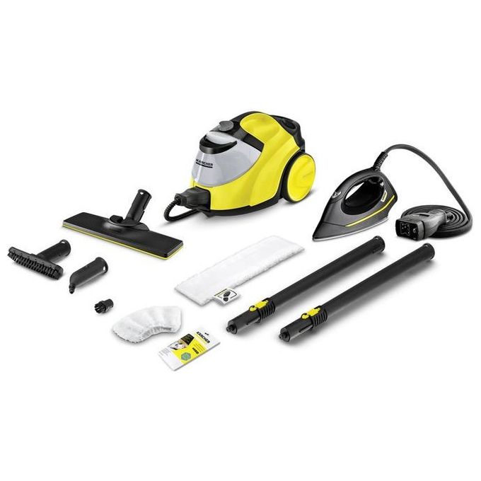 Karcher SC 5 EasyFix Iron Pulitore a Vapore Riscaldamento Caldaia in 3 Minuti Capacita' Serbatoio 0.5 e 1.5 Litri Pressione Vapore 4.2 Bar Attacco per il Ferro da Stiro