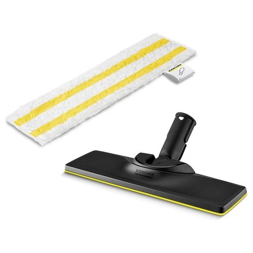 Kärcher 2.863-337.0 EasyFix Set Bocchetta Pavimenti Accessorio Pulitore a Vapore SC Panno Microfibra colore Nero