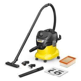 Karcher WD 4 V-20/5/22 Bidone Aspiratutto Nero/Giallo 20 Litri 1000W