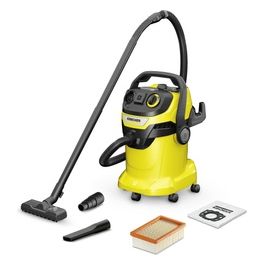 Karcher WD 5 P V-25/5/22 Aspiratore Solidi-Liquidi Funzione Soffiante 1100W 25 Litri