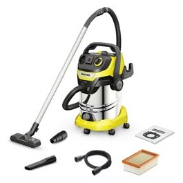 Karcher WD 6 P S V-30/6/22/T Aspiratore Solidi-Liquidi Funzione Soffiante 1300W 30 Litri