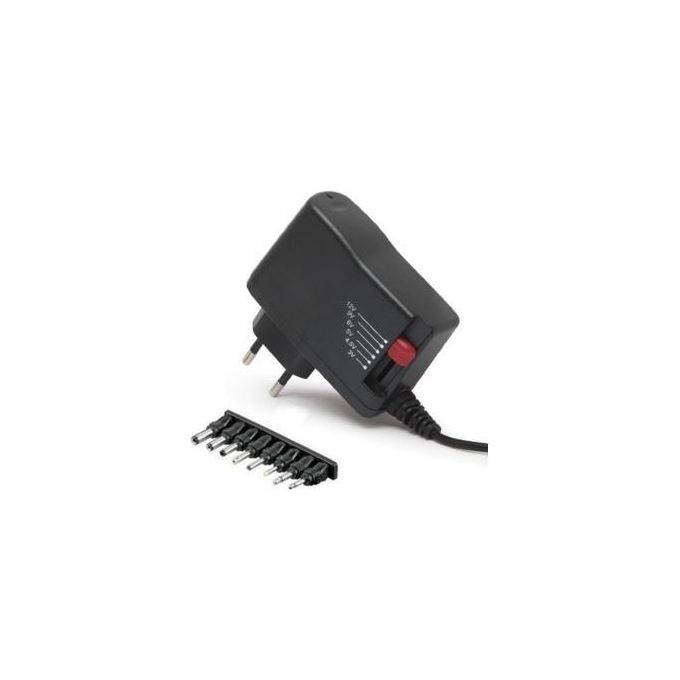 Karma Alimentatore Stabilizzato e Regolato 3-12V con 8 Adattatori 4,75x1,75mm 3x1mm