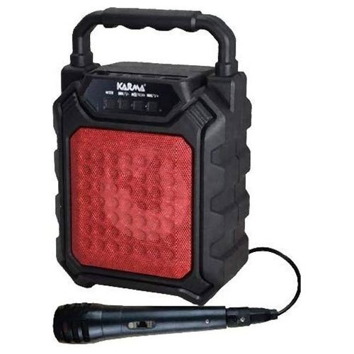 Karma Box Rosso 4" con Microfono Usb Mp3 Bluetooth