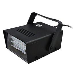 Luce Strobo Disc Jockey MiniStrobe Led Black