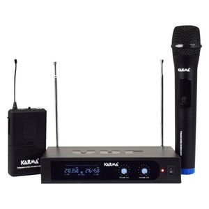 Karma Set 6252PL-B Doppio Radiomicrofono VHF