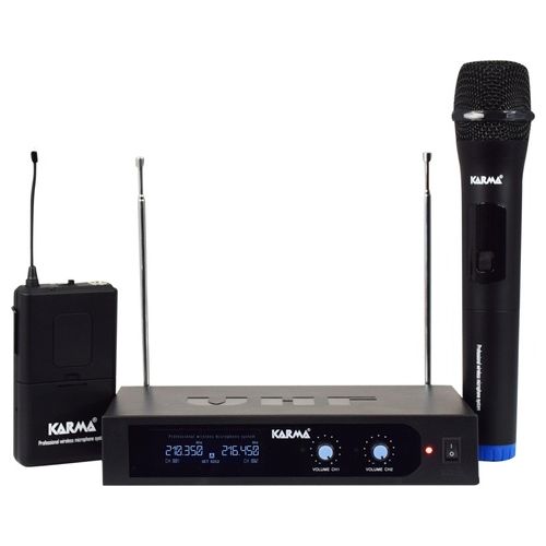Karma Set 6252PL-B Doppio Radiomicrofono VHF