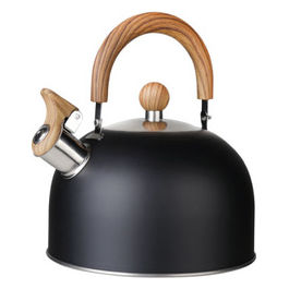 013762 Bollitore Nero 2.5 Litri Manico in Legno adatto Induzione