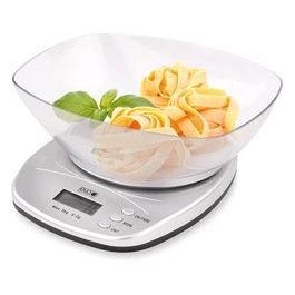 033317 Bilancia da Cucina Digitale Eva 5Kg Silver