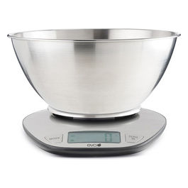 033353 Bilancia da Cucina Digitale Inox 5Kg/1gr Eva