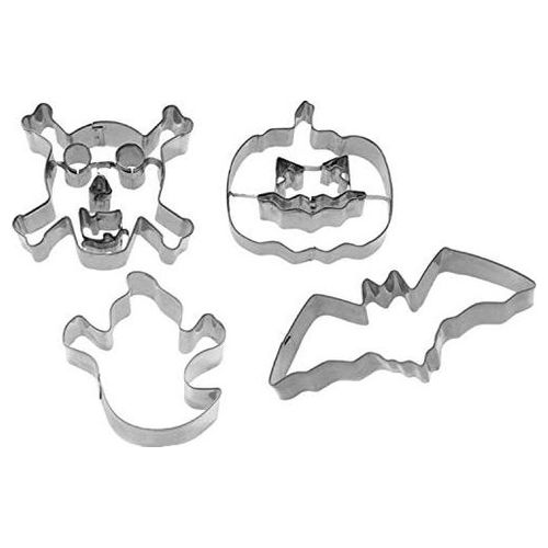 045879 Confezione 4 Tagliabiscotti Assortiti Halloween