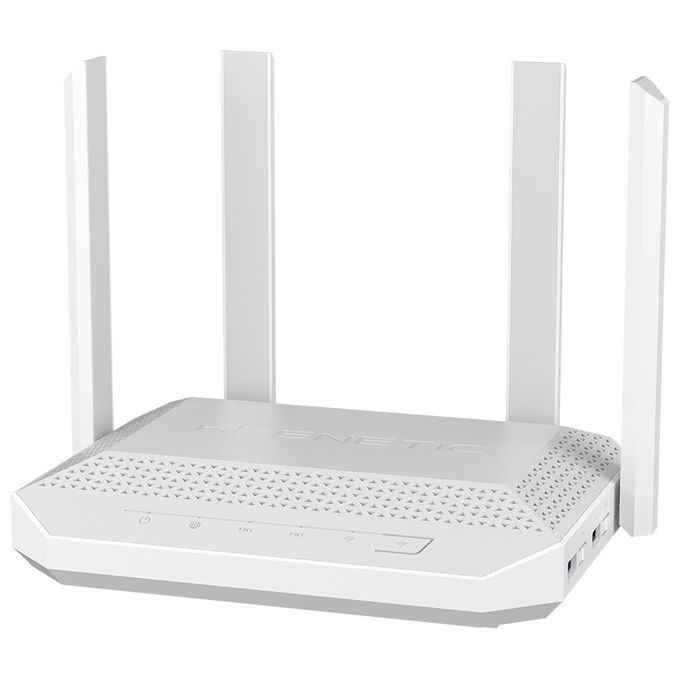 Image of Keenetic Hero Router Wi-Fi 6 AX3000 Dual-band Mesh 4 porte Gigabit Bianco