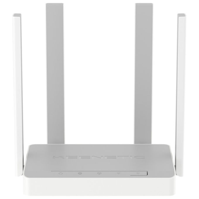 Keenetic Router Modem 4G KN-2212 Wi-Fi 300Mbps 4 Porte LTE VPN Grigio e Bianco
