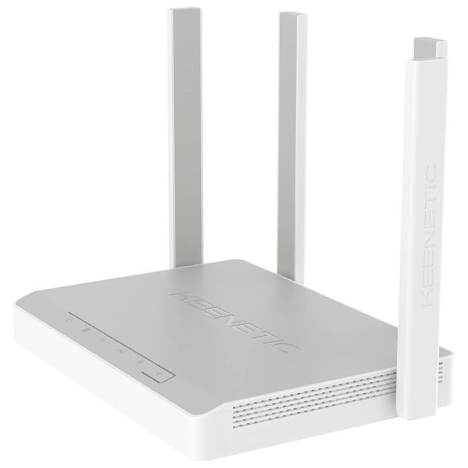 Keenetic Sprinter Kn-3710 Router 4 Porte 1Gbps Wi-Fi Ax1800 Mesh Intelliqos 2.0 Vpn Parental Control Menu Multi Lingua