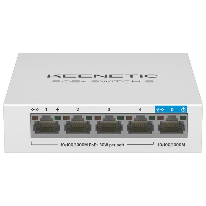 Image of Keenetic Switch PoE 5 Switch 1 Porta 1gbps 4 Porte 1 gbps Poe