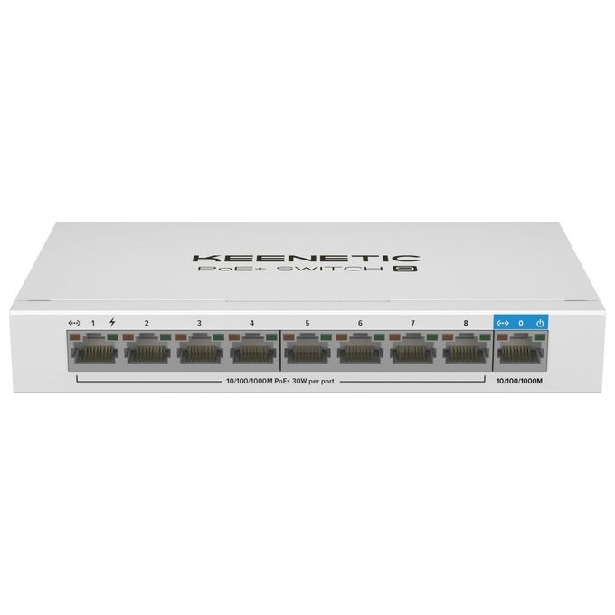 Image of Keenetic Switch PoE 9 Switch 1 Porta 1gbps 8 Porte 1 gbps Poe