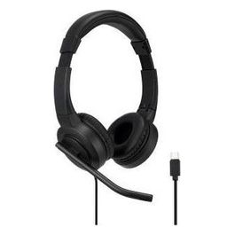 Kensington H1000 Cuffie con Microfono On-Ear Cablato USB-C Nero