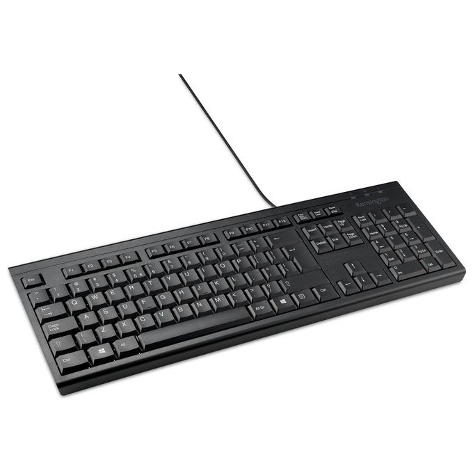 Kensington KB100 Eq Tastiera Ufficio USB QWERTY Italiano (Nero)