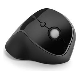 Pro Fit Ergo Vertical Wireless Mouse 6 Pulsanti Nero