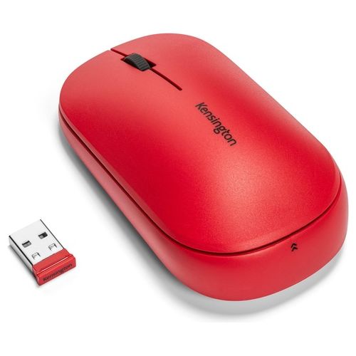 Kensington Red Suretrack Dual Wireless Bluetooth Usb Mouse