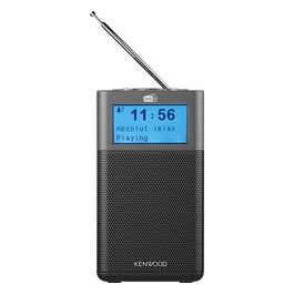 Kenwood CR-M10DAB-H Radio compatta (DAB+, FM, Bluetooth, Line-In, presa per cuffie, funzione sveglia, colore antracite 