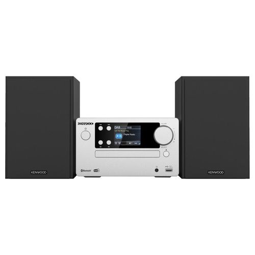 Kenwood Electronics M-725DAB-S Set Audio da Casa Microsistema 50W Nero/Argento