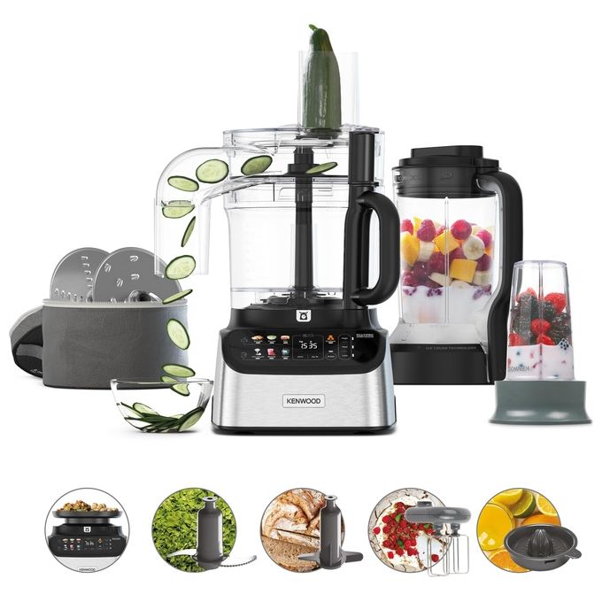Image of Kenwood FDM73.850SS Robot da Cucina Multifunzione Capacita' 3 Litri 8 Velocita' Potenza 1000 Watt colore Inox