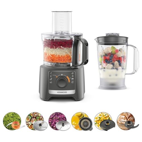 FDP31.360GY MultiPro Compact Robot da Cucina 800 W ciotola 2,1 L frullatore 1,2 L colore Grigio