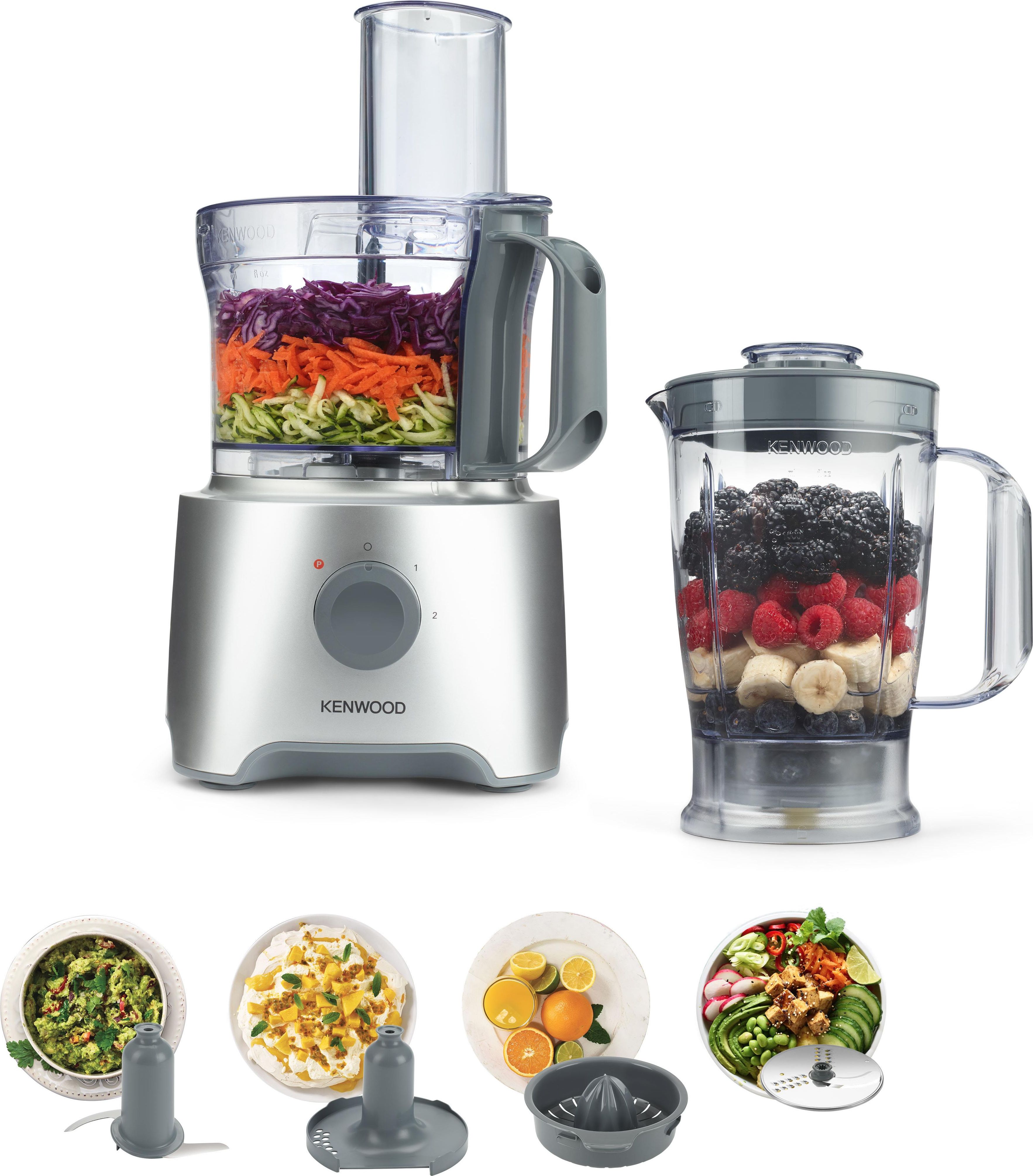 Kenwood FDP302SI Robot da Cucina 800W 2,1Lt Argento