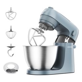 Go KZM35.000GY Impastatrice 800W 4 Litri Corpo Mentallo 6 Velocita' 3 Ganci Miscelazione