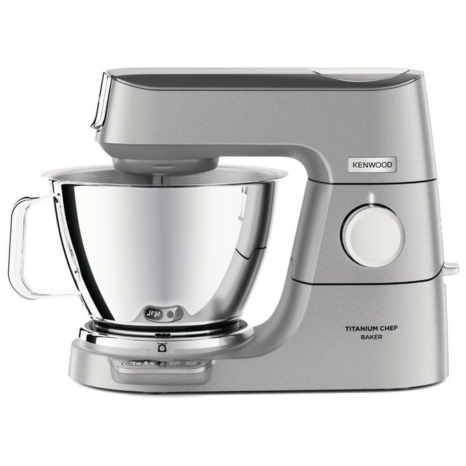 Kenwood KVL 85.314SI Titanium Chef Baker Robot da Cucina 1200W 5 Litri Argento Bilance Incorporate