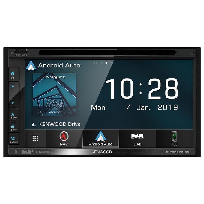 Kenwood Monitor DNX-5190DABS 6.8'' Touch Sistema di Navigazione Bluetooth Dab