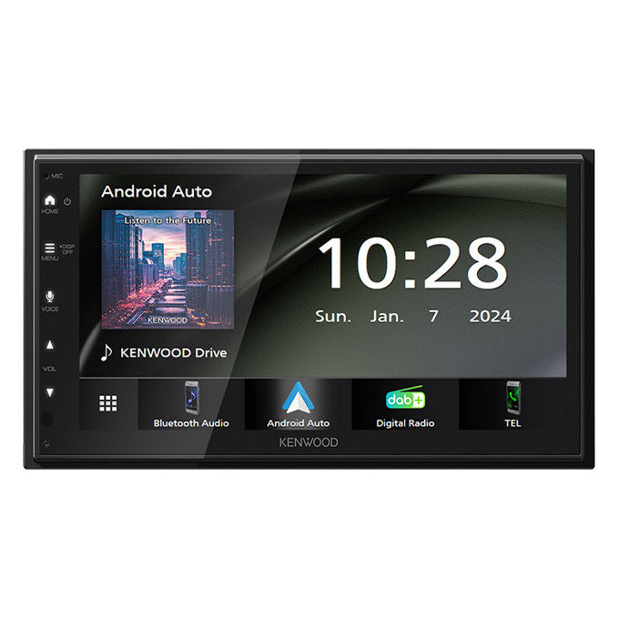 Kenwood, Ricevitore Multimediale Auto, DMX6523DABS, 2 DIN, Wi-Fi, Bluetooth, Nero